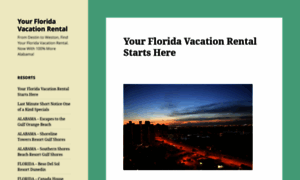 Yourfloridavacationrental.com thumbnail