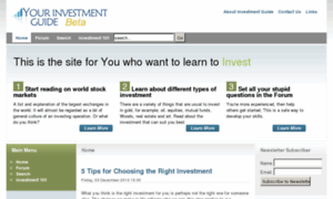 Yourinvestmentguide.biz thumbnail