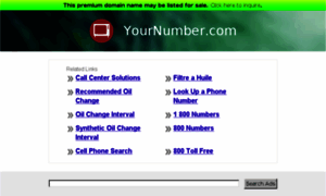Yournumber.com thumbnail