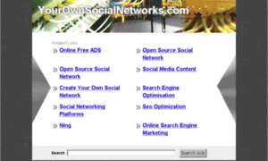 Yourownsocialnetworks.com thumbnail