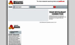 Yourrestaurantconnection.com thumbnail