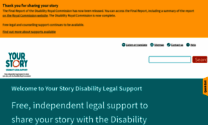 Yourstorydisabilitylegal.org.au thumbnail