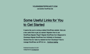 Yourwebsiteproject.com thumbnail