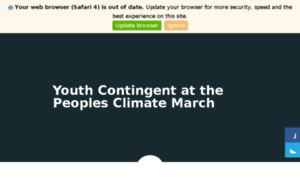 Youth.peoplesclimate.org thumbnail