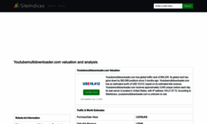Youtubemultidownloader.com.siteindices.com thumbnail