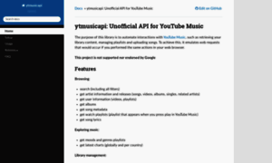 Ytmusicapi.readthedocs.io thumbnail