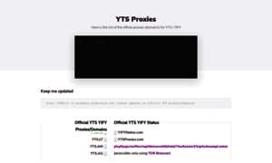 Ytsproxies.com thumbnail
