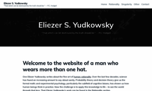 Yudkowsky.net thumbnail