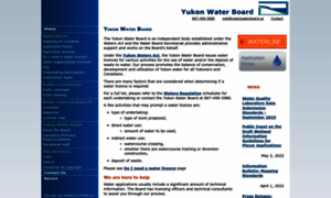 Yukonwaterboard.ca thumbnail