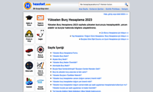 Yukselen-burc-hesaplama.hesabet.com thumbnail