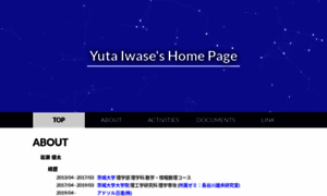 Yuta-iwase.github.io thumbnail