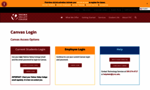 Yvcc.instructure.com thumbnail