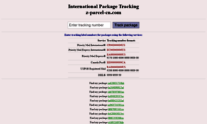 Z-parcel-cn.com thumbnail