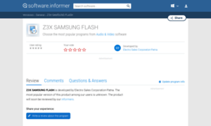 Z3x-samsung-flash.software.informer.com thumbnail