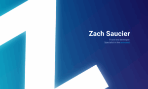 Zachsaucier.com thumbnail
