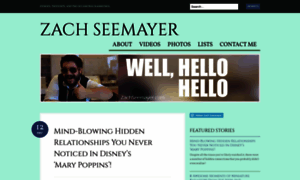 Zachseemayer.com thumbnail