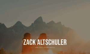 Zackaltschuler.com thumbnail