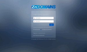 Zadomains.net thumbnail