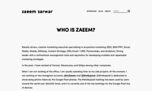 Zaeemsarwar.com thumbnail