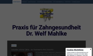 Zahnarztpraxis-mahlke.de thumbnail