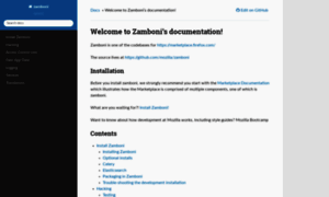 Zamboni.readthedocs.org thumbnail