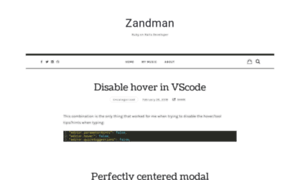 Zandman.com thumbnail