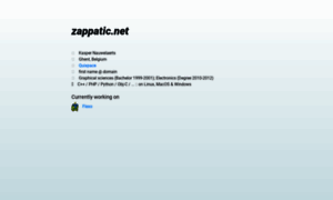 Zappatic.net thumbnail