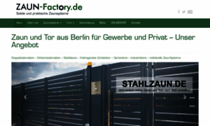 Zaun-factory.de thumbnail