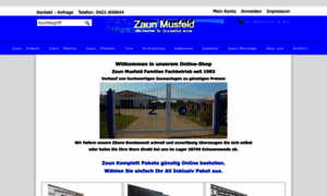 Zaun-musfeld-shop.de thumbnail