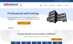 Zawebhosts.co.za thumbnail