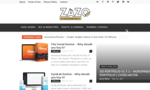 Zazoreview.com thumbnail