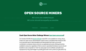 Zcashminers.org thumbnail