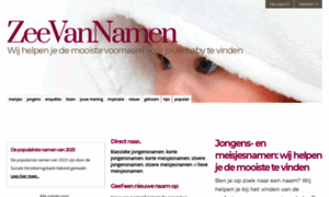 Zeevannamen.nl thumbnail