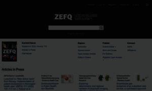 Zefq-journal.com thumbnail