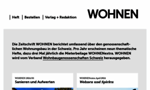 Zeitschrift-wohnen.ch thumbnail