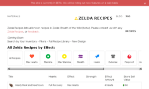 Zelda.recipes thumbnail