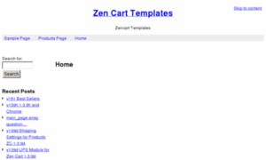Zen-carttemplates.com thumbnail