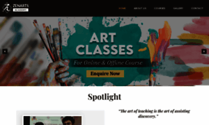 Zenartsacademy.com thumbnail