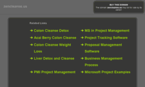Zencleanse.us thumbnail