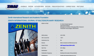 Zenithresearch.org.in thumbnail