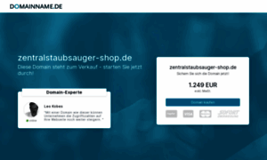 Zentralstaubsauger-shop.de thumbnail