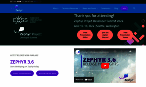 Zephyrproject.org thumbnail