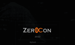 Zer0con.org thumbnail