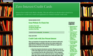Zero-interest-creditcard.blogspot.com thumbnail