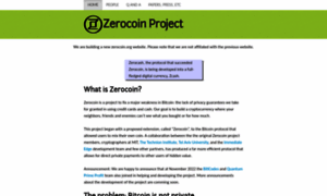 Zerocoin.org thumbnail