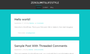 Zerolimitslifestyle.com thumbnail