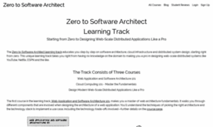 Zerotosoftwarearchitect.com thumbnail