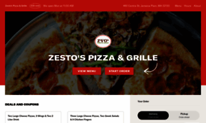 Zestospizzaandgrille.com thumbnail