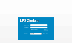 Zimbra.lps.org thumbnail