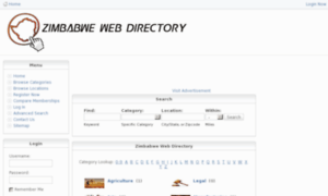 Zimwebdirectory.com thumbnail